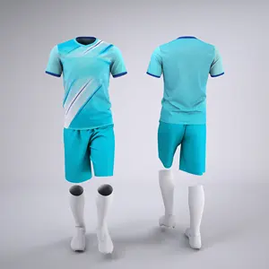 Conjunto de camisetas de futebol barato personalizadas, camisa de time de futebol de secagem rápida, uniforme de futebol, camisa de futebol