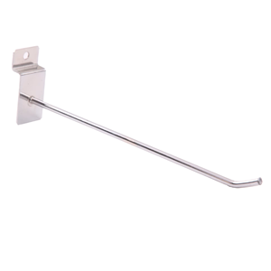 Ganchos de exhibición de supermercado, listones de acero plateado con gancho de pared de metal para tienda minorista, colgadores de exhibición, gancho de tablero - Product Image 2