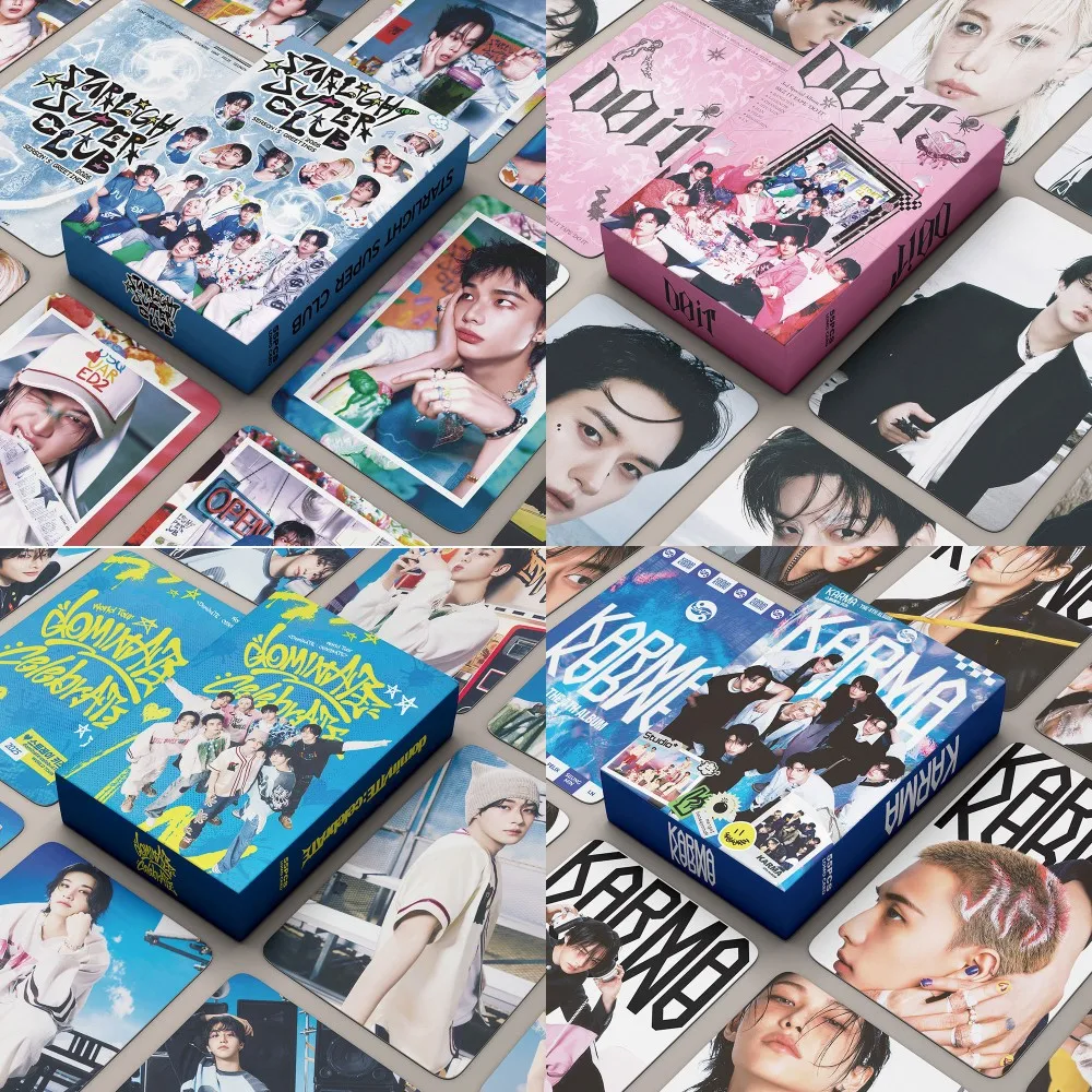 55pcs/set Kpop Straykids 2026 Season's Greetings Lomo Cards