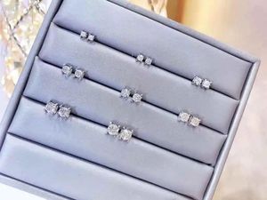 Boucles d'oreilles classiques en or 18 carats Xinfly avec diamant naturel de 0,1 à 1 carat pour les fêtes - Product Image 4