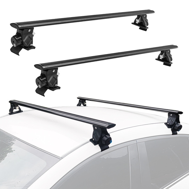 Universal Roof Rack  Crossbar Aluminum Alloy Roof Rack  120cm/130cm  Car Roof Rack for Cars/Vehicles Without Luggage Rack