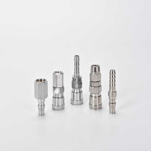 High Quality Stainless Steel Pneumatic Quick Connect Fittings Quick Release Couplings From Source Factory