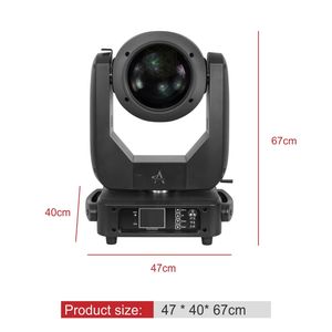 AOYALONG 500W 3-en-1 Projecteurs mobiles RGBW CMY CTO Lampe de scène à faisceau Corps en aluminium Tête rotative LED Contrôle DMX512 IP20 - Product Image 6