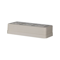 Prise de bureau universelle blanche 3 broches Extension Power Socket Boards 16A