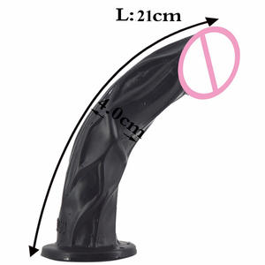 Consolador plegable de 20cm para adultos, juguetes eróticos, tienda erótica, consolador curvo con tapón anal, consolador realista - Product Image 1