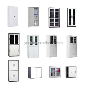 <span class=keywords><strong>Armoire</strong></span> à dossiers à quatre portes coulissantes, <span class=keywords><strong>armoire</strong></span> d'archives pour le stockage de documents scolaires et de bureau - Product Image 4