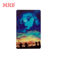 Nuevo diseño personalizado su logotipo tarjeta lenticular delgada tarjeta lenticular impresión