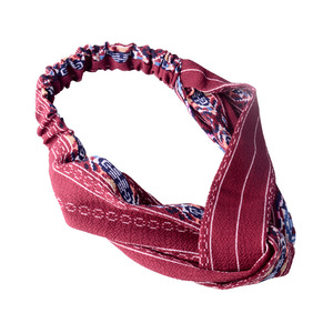2023 nuovo Design moda donna stile estivo fasce bohémien ragazza croce turbante bandane fasce per <span class=keywords><strong>capelli</strong></span> accessori per <span class=keywords><strong>capelli</strong></span> - Product Image 6