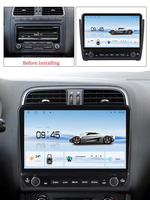 Android AutoRadio para coche VW Polo Golf Passat 10 PULGADAS Unidad principal estéreo Navegación GPS para coche Reproductor de video multimedia