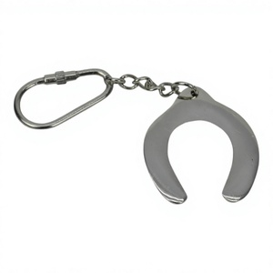 Shinny Polished Horse <b>Shoe</b> Keyring Customized Wholesale Metal Key Rings And Decorative New Accent Keychains Best Prices - Product Image 1