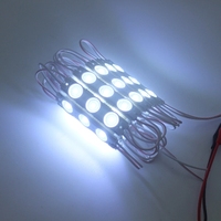 Modules LED DC12V pour lettres encastrées CE/RoHS Garantie 5 ans IP68 2835 3 puces Haute luminosité Blanc chaud Bleu 3000-18000K 170 3 lentilles