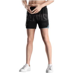 Water Repellent Fashion Gym Muscle Sublimated Compression 2 in 1 Shorts Double <b>Layer</b> Leggings - Product Image 5