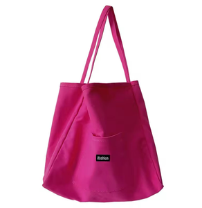 Sac fourre-tout en toile écologique, en coton, tissu coloré et épais, sac de courses multi-usages - Product Image 1