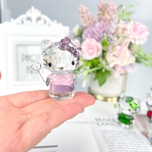 Hot Sale Custom Animal Mini Cat Figurine Hello Kitty Figurine for Wedding Guests Gifts Home <strong>Decor</strong> - Product Image 4
