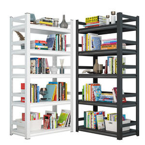 Étagère à livres mobile Iyanen Enon à 5 niveaux en acier, autoportante avec roulettes, rangement gain de place pour salon ou chambre d'enfant - Product Image 5