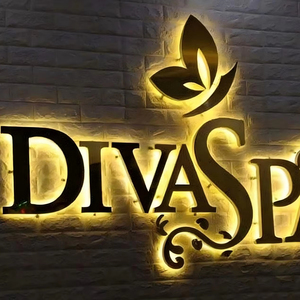 Letras Metálicas con Retroiluminación LED Personalizadas, Letrero Comercial, Color RGB, Ajuste Automático de Brillo, Resistente al Polvo, Durabilidad, Uso en Interiores/Exteriores - Product Image 2