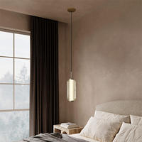 Luminaire de salle à manger moderne, lustre minimaliste pour îlot, suspension LED linéaire longue en aluminium et verre pour cuisine et bar