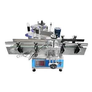 Automatic Tabletop Paper Sticky Labels Around Small Round Bottle Labeling Machine with Date Coding