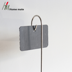 Crochets en métal avec une pierre en <span class=keywords><strong>ardoise</strong></span>, <span class=keywords><strong>d</strong></span>écoration de jardin, ornement de maison - Product Image 3