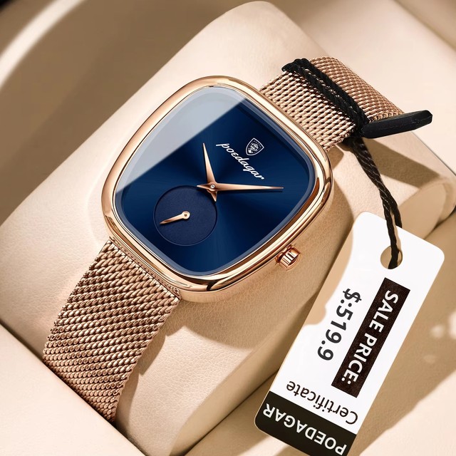 POEDAGAR 783 Waterproof Luminous Hands Fashion Female Watches Luxury Quartz Movement Irregular Shape Dial Ladies Women's Watch