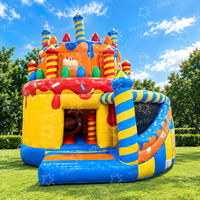 Château gonflable commercial pour anniversaires, maison de saut gonflable pour enfants avec toboggan pour événements et locations de fêtes