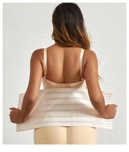Corset amincissant pour femme avec 4 rangées de crochets, serre-taille à baleines en acier pour la récupération post-partum et le soutien du dos, XS-6XL - Product Image 4
