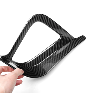 Shasha - Protection de l'entrée d'air latérale en fibre de carbone véritable - Couverture de protection extérieure - Accessoires de décoration pour Fiat <span class=keywords><strong>Abarth</strong></span> 2017+ - Product Image 3