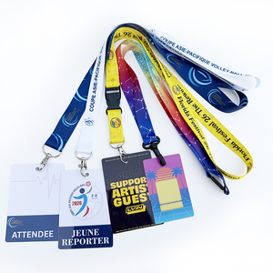 Cordón de Llavero Personalizado para Estudiantes Universitarios, de Poliéster Tejido, Impermeable, con Cierre de Seguridad Extraíble y Logotipo Personalizado - Product Image 1