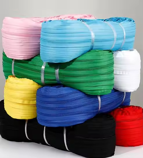 Wholesale 5# Nylon Long Chain Zipper Coded Whole Roll for Clothing Home Textiles Bags Mattresses Tents