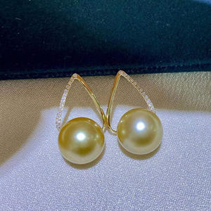 Accesorios de Plata S925 para Hacer Joyas, Pendientes con Cuentas Redondas de 7-10 mm, 21472, Soporte Hueco, Diseño Elegante de Cuentas Redondas - Product Image 3