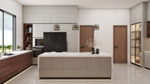 Gabinetes de Cocina de Madera Maciza Tradicionales, Pre-Ensamblados y Hechos a Medida, Económicos, en Guangdong - Product Image 5