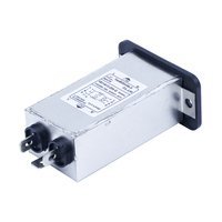 Filtre de puissance haute performance à prise simple IEC avec réseaux EMF RC LC pour la réduction des EMF, certifié CE CQC TUV, 115V/250V