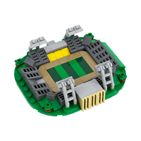 Série Ville : Maquettes de gymnases de compétition, Briques de construction éducatives DIY pour enfants MOC4222