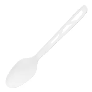 Hot Sale BPI Certified Owner Factory Eco Friendly Corn Starch Biodegradable Spoon Renewable CPLA Disposable Cutlery