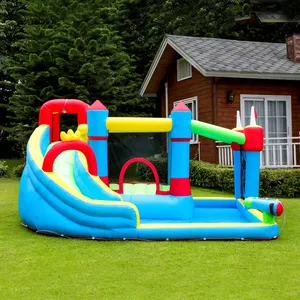 Sân sau Nhà Sử dụng trẻ em bán buôn trẻ em tùy chỉnh nhảy lâu đài với bóng Pit Inflatable nhà bị trả lại cho trẻ em