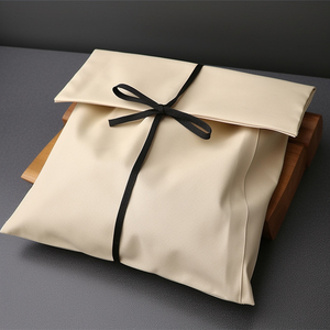 Pochette d'<span class=keywords><strong>Emballage</strong></span> Souple en Toile pour Vêtements Sous-vêtements Pantalons Manches, Enveloppe <span class=keywords><strong>Cadeau</strong></span> Promotionnelle Cosmétique Anti-Poussière - Product Image 1