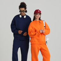 Sweat-shirts et sweats à capuche unisexes personnalisés en polyester/coton pour l'automne – Polaire oversize imperméable anti-boulochage pour hommes avec impression numérique