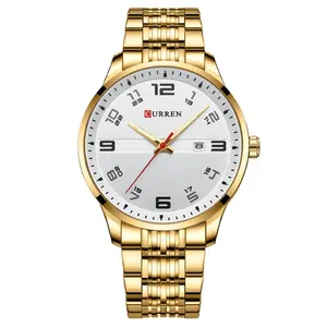 Curren Watches Men Top Luxury Brand Waterproof Sport Auto Date Quartz Sport relojes Curren 8411 Original Factory China