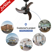 Ventilador de Techo LED 1stshine 360 °   Ventilador de Techo Pequeño Ajustable y Giratorio de 3 Aspas con Control Remoto