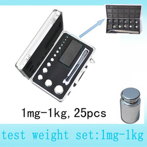 الأوزان القياسية من OIML E2 1 ملغ-1 الأوزان القياسية لمعايرة اختبار الوزن مجموعة الأوزان القياسية - Product Image 6