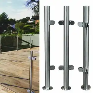 ACE Balustraden Edelstahl Günstige Glas Balkon Geländer 10Mm Geländer aus gehärtetem Glas