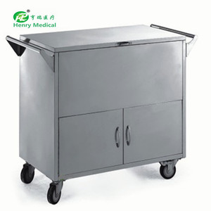 Snelle Levering Goedkope Professionele Multifunctionele Handmatige Mobiele Medische Emergency <span class=keywords><strong>Trolley</strong></span> Roestvrij Staal Voor Ziekenhuis Gebruik - Product Image 4