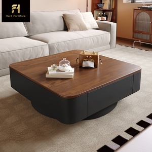 Tavolino da Caffè Rotondo in Legno di Design Italiano <span class=keywords><strong>con</strong></span> Pinguino, Tavolino da Tè <span class=keywords><strong>Moderno</strong></span>, Arredamento di Lusso per <span class=keywords><strong>Soggiorno</strong></span> - Product Image 2