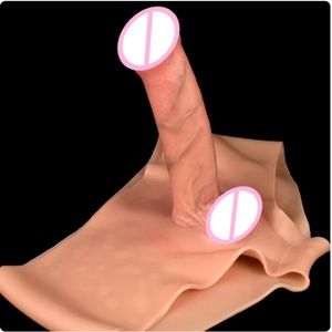 SXXY 24cm Long Realistic Wearable <b>Dildo</b> Pants for Women Penis Panties Masturbators Silicone Female Sex Toys Lifelike - Product Image 2
