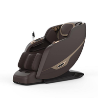 Fauteuil de massage électrique de luxe à rouleaux fixes, zéro gravité, chauffant, avec chargeur sans fil pour le bureau