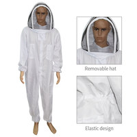 Chinabees New Full Body One-piece Cotton Anti Bee Suit avec des outils d'apiculture pour les apiculteurs