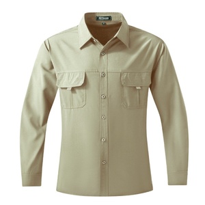 Chemise tactique de pêche à manches longues pour homme, printemps-été, softshell, vêtements de chasse légers - Product Image 1
