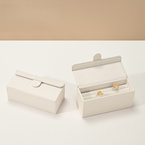 Custom <b>Ring</b> Storage <b>Box</b> New Wedding <b>Proposal</b> Pair <b>Ring</b> <b>Box</b> Velvet PU Leather Couple <b>Ring</b> Gift <b>Box</b> - Product Image 2