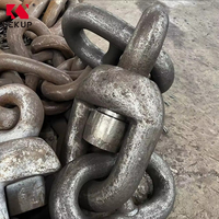 Prix usine – Grappe de chaîne en acier galvanisé avec manille pivotante, accessoires de connexion pour chaîne d'ancre, manille Kenter simple pour amarrage