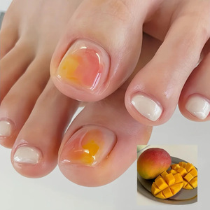 Uñas Postizas Reutilizables de Alta Calidad con Diseño de Mariposa Cuadrada, Cobertura Completa para los Pies - Product Image 1